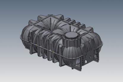 Moule pour roto-moulage ; capacit : 7500 litres ; Format 2.5m x 3.5m